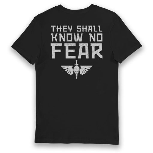 Warhomie Space Marines No Know Fear Adults T-Shirt