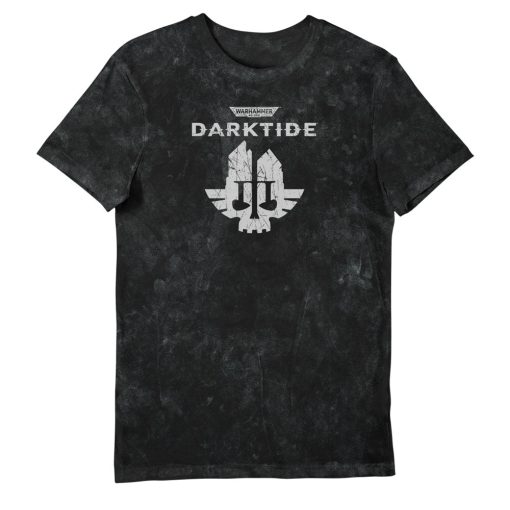 Warhomie Darktide Skull Rejects Will Rise Adults Aged Washed T-Shirt