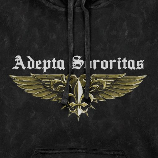 Warhomie The Sisters Of Battle Adepta Sororitas Adults Age Washed Hoodie