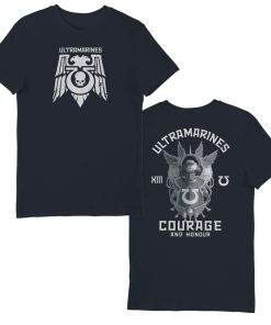 Warhomie Ultramarines Courage And Honour Adults T-Shirt