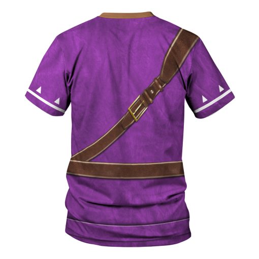 Purple Link Attire Unisex Hoodie Sweatshirt T-shirt Sweatpants Cosplay