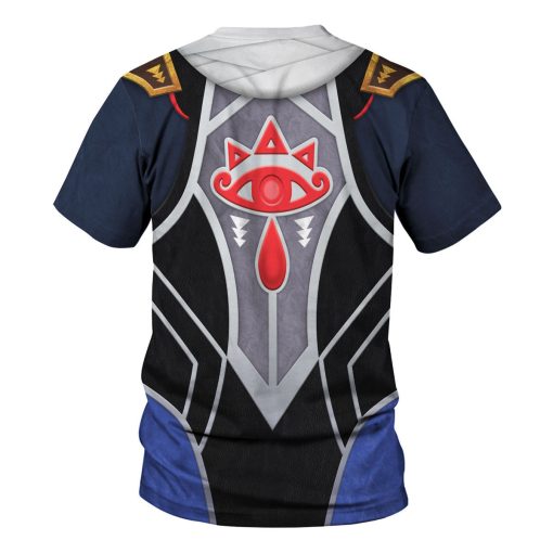 Sheik Zelda Attire Unisex Hoodie Sweatshirt T-shirt Sweatpants Cosplay