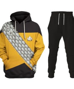 The Next Generation Worf Klingon T-shirt Hoodie Sweatpants Apparel