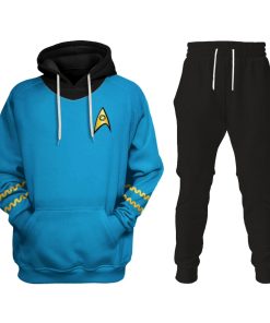 The Original Series Spock Blue T-shirt Hoodie Sweatpants Apparel