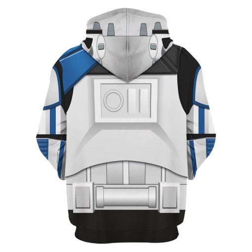 Warhomie Captain Rex Costume Hoodie Sweatshirt T-Shirt Sweatpants