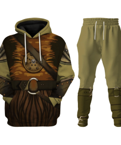 Warhomie Gamorean Costume Hoodie Sweatshirt T-Shirt Sweatpants