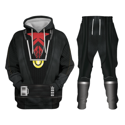 Warhomie Darth Maul Costume Hoodie Sweatshirt T-Shirt Sweatpants