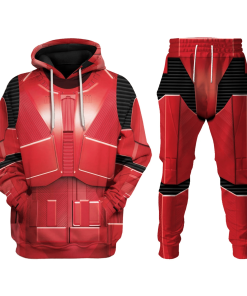 Warhomie Sith Trooper Costume Hoodie Sweatshirt T-Shirt Sweatpants