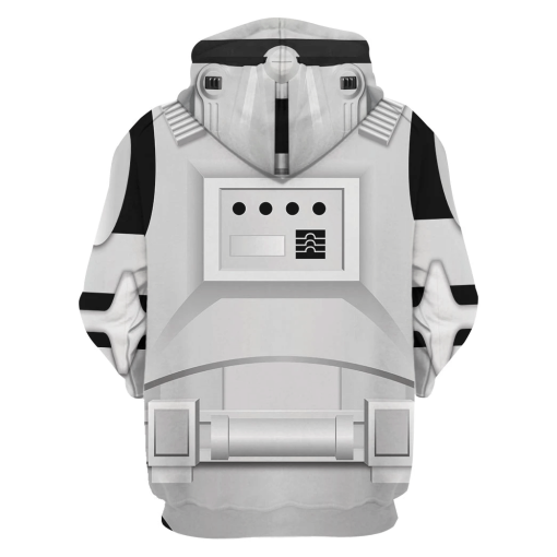 Warhomie Stormtrooper Costume Hoodie Sweatshirt T-Shirt Sweatpants