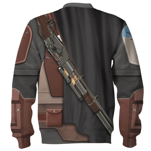 Warhomie Mandalorian Costume Hoodie Sweatshirt T-Shirt Sweatpants