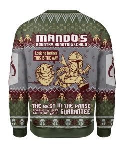 Mando's Bountry Hunting Ugly Christmas Sweater