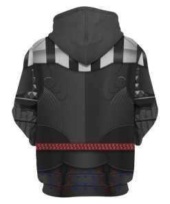 Warhomie Darth Vader Samurai Costume Hoodie Sweatshirt T-Shirt Sweatpants