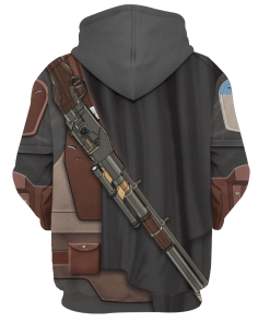 Warhomie Mandalorian Costume Hoodie Sweatshirt T-Shirt Sweatpants