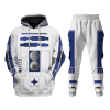 Warhomie R2 D2 Robot Costume Hoodie Sweatshirt T-Shirt Sweatpants