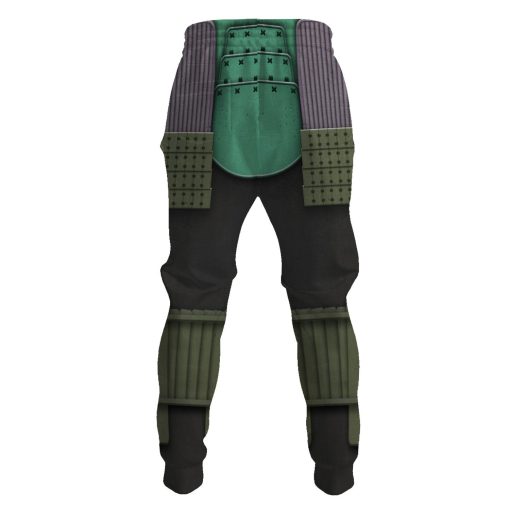 Warhomie Boba Fet Samurai Costume Hoodie Sweatshirt T-Shirt Sweatpants