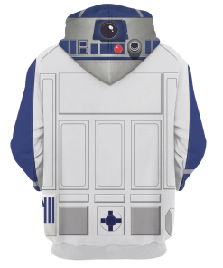 Warhomie R2 D2 Robot Costume Hoodie Sweatshirt T-Shirt Sweatpants