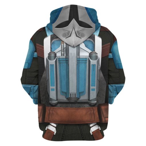 Warhomie Bo-Katan Costume Hoodie Sweatshirt T-Shirt Sweatpants