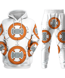 Warhomie BB 8 Robot Costume Hoodie Sweatshirt T-Shirt Sweatpants