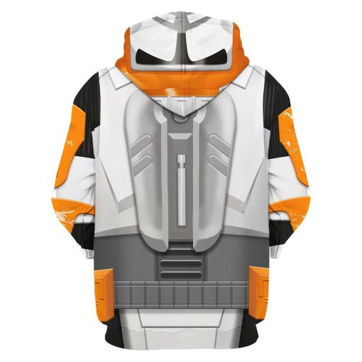 Warhomie Commander Cody Costume Hoodie Sweatshirt T-Shirt Sweatpants