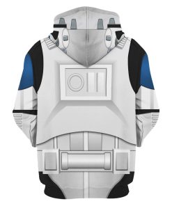 Warhomie 501st Clone Trooper Costume Hoodie Sweatshirt T-Shirt Sweatpants