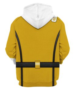 Wrath Of Khan Kirk Spock Starfleet Yellow T-shirt Hoodie Sweatpants Apparel