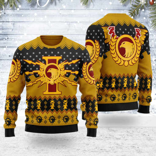 Warhomie Adeptus Custodes Iconic Christmas Sweater