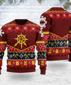 Warhomie 'Slay Bells Ring' Khorne Chaos Iconic Christmas Sweater