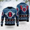 Warhomie Crimson Fists Iconic Christmas Sweater