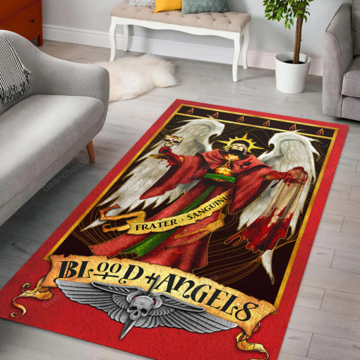 Blood Angel Warhammer Rug