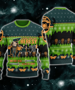 Warhomie Colonel Commissar Ibram Gaunt Iconic Christmas Sweater