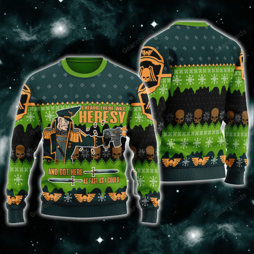 Warhomie Colonel Commissar Ibram Gaunt Iconic Christmas Sweater