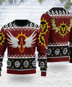 Warhomie Blood Angels Iconic Christmas Sweater