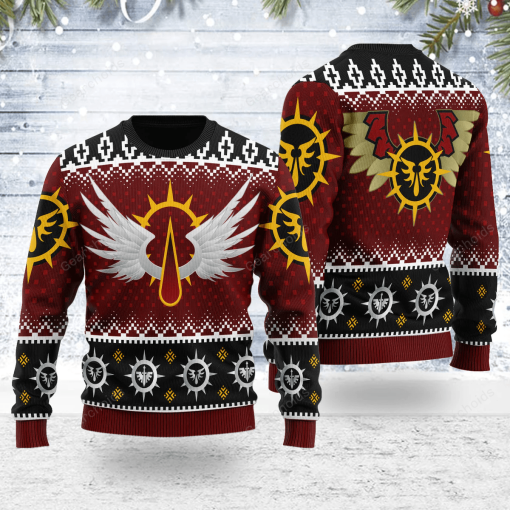 Warhomie Blood Angels Iconic Christmas Sweater