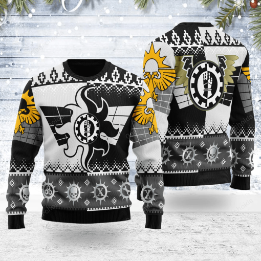 Warhomie Iron Hands Iconic Christmas Sweater