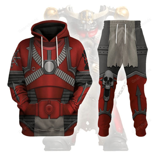 Red Corsairs Warband Colour Scheme T-shirt Hoodie Sweatpants Cosplay