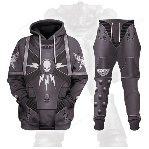 Pre-Heresy Black Templars in Mark IV Maximus Power Armor T-shirt Hoodie Sweatpants Cosplay