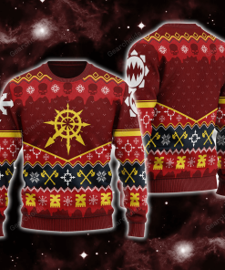 Warhomie 'Slay Bells Ring' Khorne Chaos Iconic Christmas Sweater