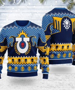 Warhomie Ultramarine Iconic Christmas Sweater