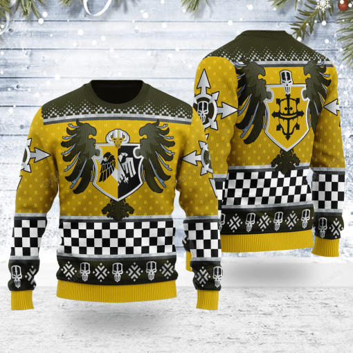 Warhomie Imperial Knights House Hawkshroud Iconic Christmas Sweater