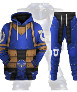 Pre-Heresy Ultramarines Legion in Mark II Crusade T-shirt Hoodie Sweatpants Cosplay