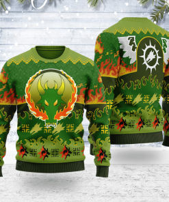 Warhomie Salamanders Iconic Christmas Sweater