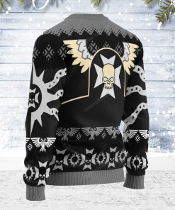 Warhomie Black Templars Iconic Christmas Sweater