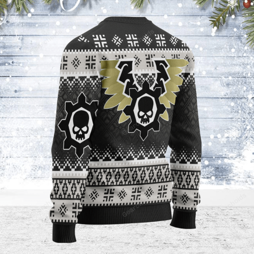 Warhomie Chaos Knights House Vextrix Iconic Christmas Sweater