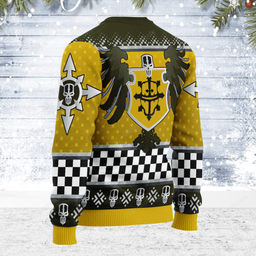 Warhomie Imperial Knights House Hawkshroud Iconic Christmas Sweater