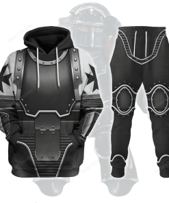 Black Templars In Mark III Power Armor T-shirt Hoodie Sweatpants Cosplay