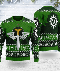 Warhomie Dark Angels Iconic Christmas Sweater