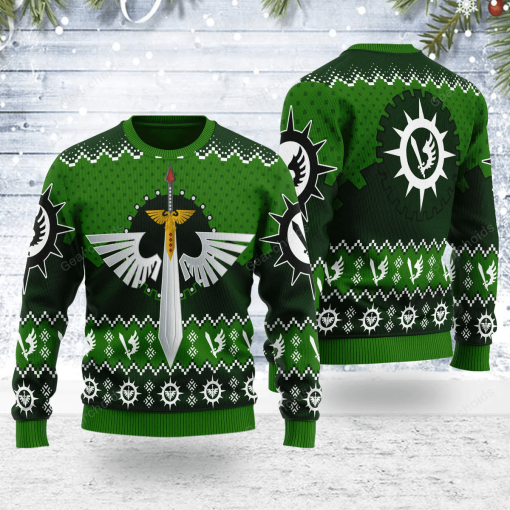 Warhomie Dark Angels Iconic Christmas Sweater