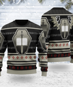 Warhomie Grey Knights Iconic Christmas Sweater