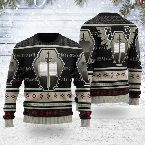 Warhomie Grey Knights Iconic Christmas Sweater