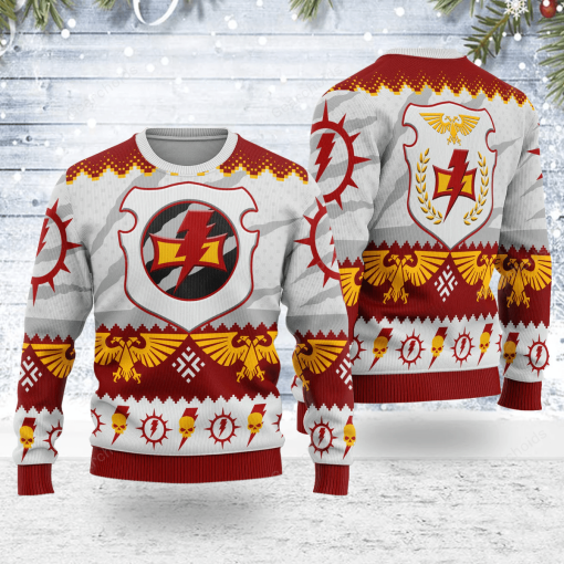 Warhomie White Scars Iconic Christmas Sweater